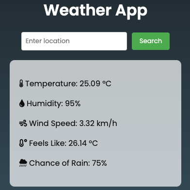 weather app